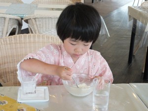 手作りアイスの味は美味しかったかな？