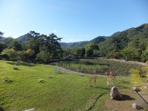 メープル猪名川の中庭